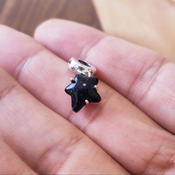 ❌SOLD❌PANDORA Celestial Galaxy Star Murano Dangle Charm - Picture 4 of 7